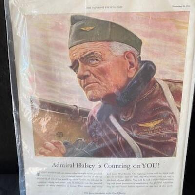LOT#G290: Pair of Saturday Evening Post Ads