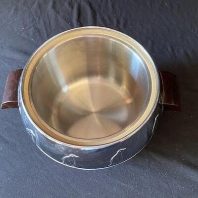 LOT#G293: West Bend Aluminum Penguin Ice Bucket