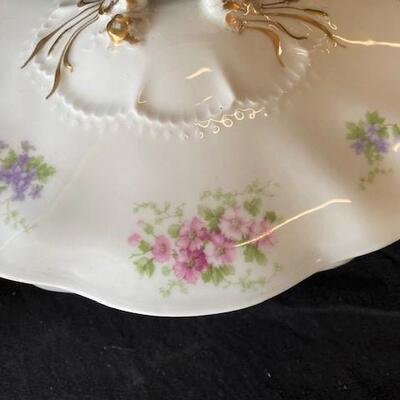 LOT#G297: 4 Piece Limoges Serving Pieces