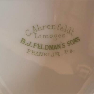 LOT#G297: 4 Piece Limoges Serving Pieces