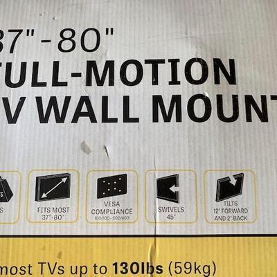 LOT#U302: NOS 37"-80" Full Motion TV Wall Mount
