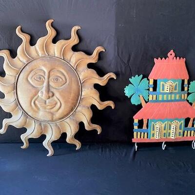 LOT#U304: Sun & Surf Shack Metal Art