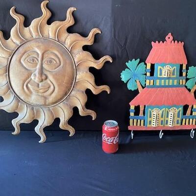 LOT#U304: Sun & Surf Shack Metal Art