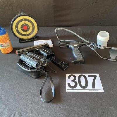 LOT#U307: Airsoft & Sling Shot Lot