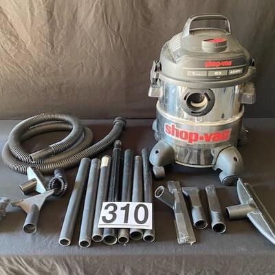 LOT#U310: 4.5HP Shop Vac with Accessories