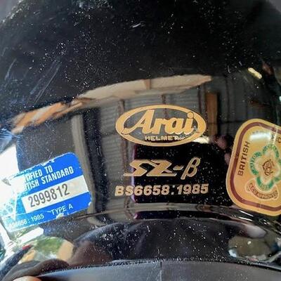 LOT#U313: Arai Helmet with Harley Bag