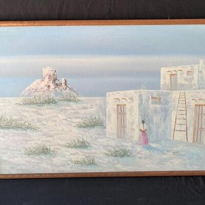LOT#G353: "A. Powell" Signed Oil on Canvas