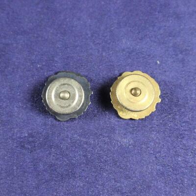 LOT#T364: Stamped 10K & Sterling Norfolk & Western Railroad Pins