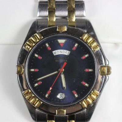 LOT#T367: Men's Seiko Watch (7N43-6A89)