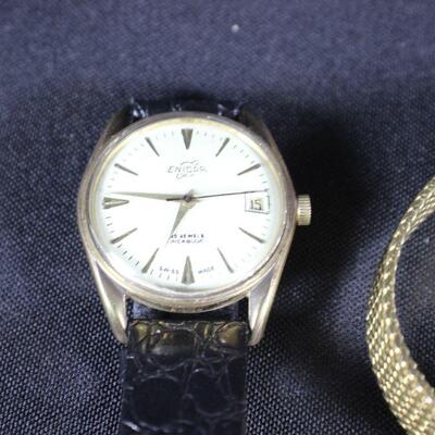 LOT#T373: Five Piece Men's Watch Lot