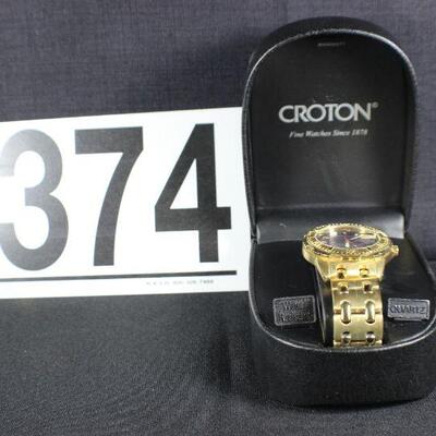 LOT#T374: Men's Croton Automatic Quartz Watch
