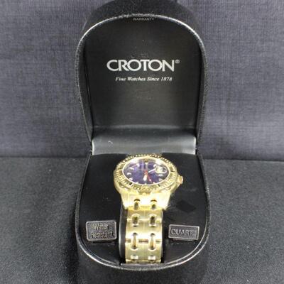 LOT#T374: Men's Croton Automatic Quartz Watch