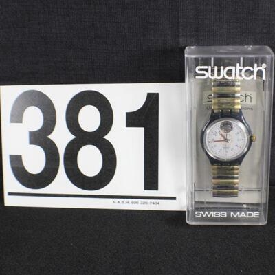 LOT#T381: 1993 NOS Swatch Automatic (Model#SAM103A)