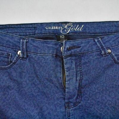 4 pairs Women's Jeans: sz 10, sz 10, J Lo size 10, Coldwater Creek sz 8