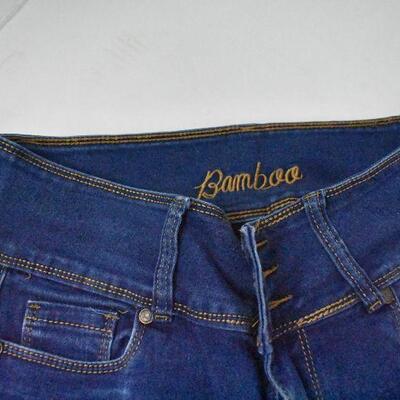 3 pairs Women's Jeans: Bamboo size 7, Tag Blue size 11/12, VIP size 11/12