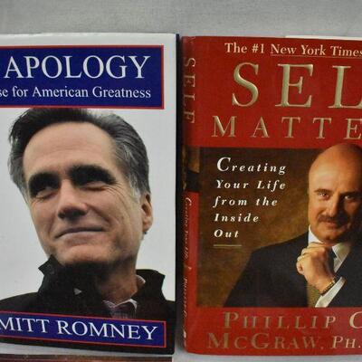4 Non-Fiction Books: Christopher Reeve -to- Mitt Romney
