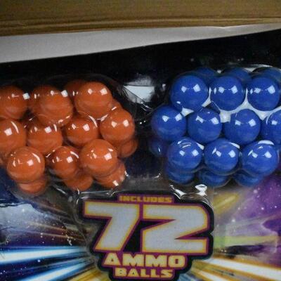 Atomic Power Popper 2X Battle Pack with Foam Ammo Balls. Open/Used
