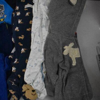 18 pc Baby Pajamas & Onesies 0-3 m & 3-6m