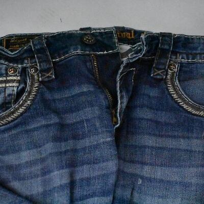 2 pairs Men's Jeans. Rock Revival sz 34 & Salvage sz 34R