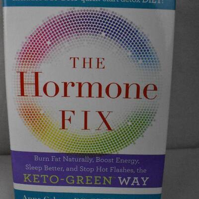 3 Hardcover Health Self Help Books: Skinny -to- Hormone Fix