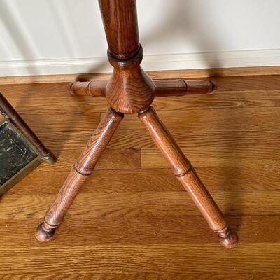Lot 28 - Wooden Coat Rack with Umbrella Stand