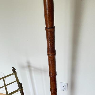Lot 28 - Wooden Coat Rack with Umbrella Stand