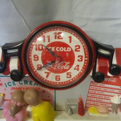Lot 3 - Coca Cola Ice Cream Shop Clock