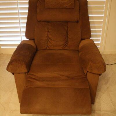 Lot #42: Tranquil Ease Power Lift Recliner Massage Chair with Side Pocket 