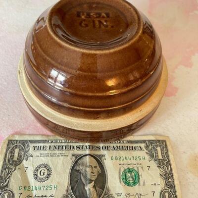 Antique 6" Stoneware bowl