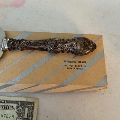 Sterling handle Pie / cake server in box
