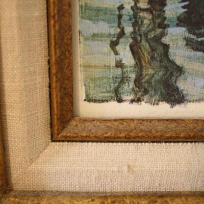Lot #46: Don Darcy â€˜68 Framed Art Print on hardboard 