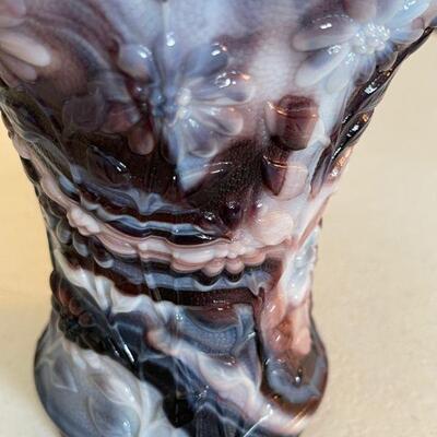 Glass swirl wedding basket 