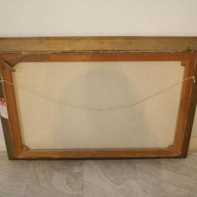Lot #47: Stunning L Writts Oil Painting On Large Canvas 