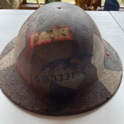 1915 British MK 1 CB 333 MCBN Military helmet 