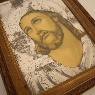 Lot #51: Silver Jesus Portrait 