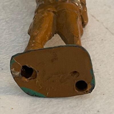 Metal German Soldier / gas mask and gas 