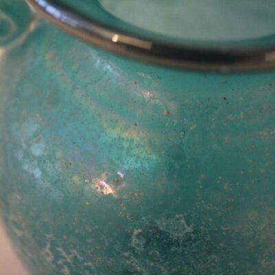 Lot #56: Mt. St. Helens Volcano Ash Vase Handcrafted by Roger Vines 