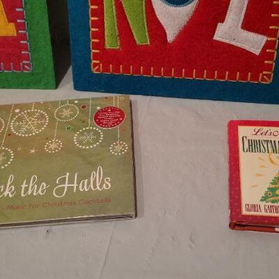 Lot 49: Assorted Christmas NEW Deco and Books