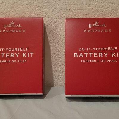 Lot 50: (2) New HALLMARK Do It Yourself Battery Kits