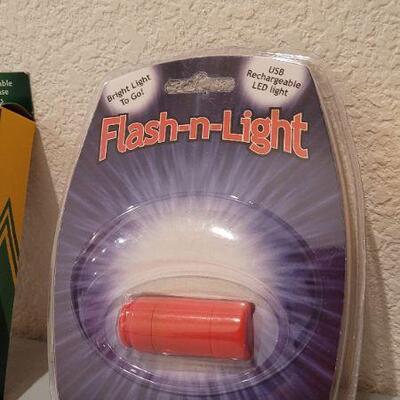 Lot 51: Assorted Crayola Crafts and Flashlight