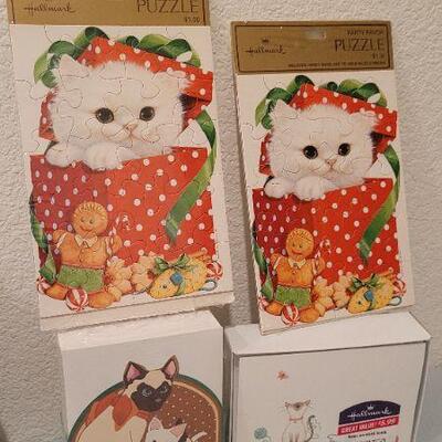 Lot 63: Assorted NEW Cat Theme Paper Collectibles 