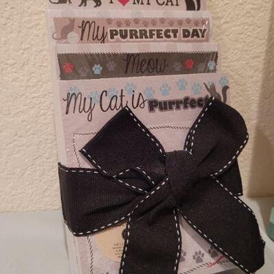 Lot 63: Assorted NEW Cat Theme Paper Collectibles 