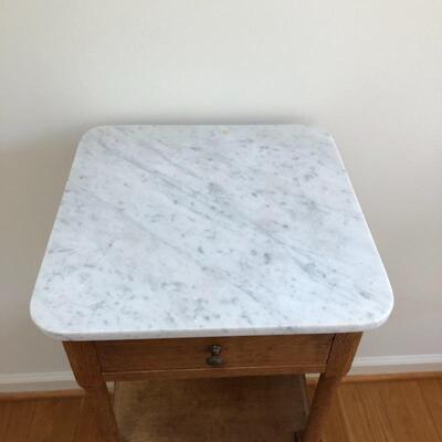 Lot 30 - Side Table with Marble Top