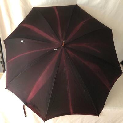 Lot 32 - Pair of Carved Handled Umbrellas 