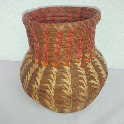 Southwest Pine Needle Vase
