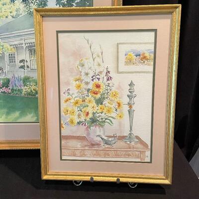 Lot 46 - Pair of Diana Beuttler Framed Art