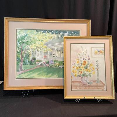 Lot 46 - Pair of Diana Beuttler Framed Art