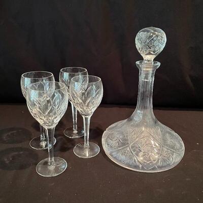 Lot 47 - Waterford Ballylee and Cut Glass Decanter