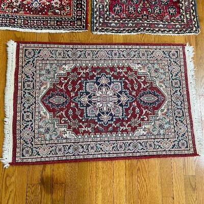 Lot 48 - Three Woven Small Accent Rugs