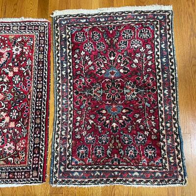 Lot 48 - Three Woven Small Accent Rugs